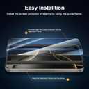 NEW'C 3x for iPhone 16 Pro Screen Protector (6.3 inches)+ 3x Camera Lens Protector, Sensor Protection, Case Friendly Tempered Glass Film + Dust Plug- Easy installation tool include (Transparent)