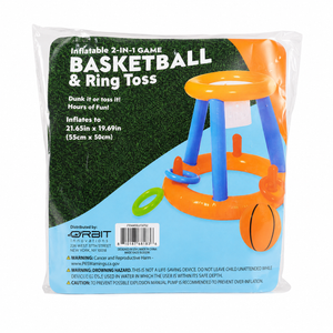 Pool Toys Games Set-Inflatable Pool Basketball Hoops, Floating Swimming Game Toy, Swimming Pool Game for Kids and Adults, Backyard Beach Summer Toys
