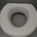 770-610 4 Inch Portable Raised Toilet Seat Riser, Elevated Toilet Seat for Seniors