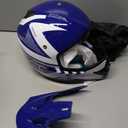 Youth Dirt Bike Helmet DOT Certified - Full Face Motorcycle Helmet for Off-Road, ATV, Street Riding, Includes Adjustable Goggles & Protective Gloves