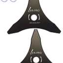 (2-Set) 10" x 3 Teeth Carbon Steel Brush Cutter Blades with Washers - 2 Blades and 2 Washers - Blades for 20mm or 25.4mm Arbor - Compatible with Husqvarna, Stihl, Ego, and More