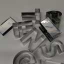 2 Inch Alphabet Cookie Cutter Set - 26 Piece Small Alphabet Letters Shapes Molds - Stainless Steel