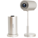 Mini Projector with WiFi and Bluetooth, 1080P Portable Movie Projector with 500 ANSI Lumens, Smart Android TV Projector Builtin Netflix/YouTube, Electric Focus, for Bedroom and Apartment（Rose Gold）