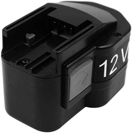 3000mAh Rechargeable Battery MIL12B NiMh Battery 12V Replacement for Milwaukee 12v Battery 48-11-1900 48-11-1950 48-11-1960 48-11-1967