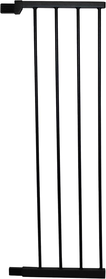 Cardinal Gates Large Extension for Extra Tall Premium Pressure Gate, Black (XTPPX-BL-P)