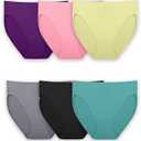 Fruit of the Loom Women's Breathable Underwear, Moisture Wicking Keeps You Cool & Comfortable, Size M