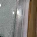 DELAVIN 36.in W x 36.in L x 75.in H Shower Enclosure, SGCC Clear Tempered Double Sliding Shower Door with Explosion-Proof Film, Corner Shower Glass Enclosure In Matte Black (Shower Base Not Included)