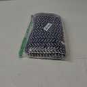 Lahome Boho Bathroom Rugs, Small 2x3 Front Door Mat Lightweight Entryway Rug Woven Cotton Area Rug with Tassels, Farmhouse Non Shedding Washable Blue Throw Rug Low Pile Carpet for Entry Laundry