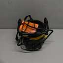 Buyplus Electric Space Heater  Outdoor Heater with Super Long Cord, Overheat Protection, Heaters Heat Up in 2 Seconds, 3 Modes, Small Fan Heater Tent Ceramic Space Heater for Patio, Amber