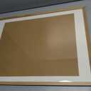 18x24 Poster Frame, Solid Oak 18x24 Poster Frames Matted to 16x20, 24x18 Natural Wooden Frame Horizontal or Vertical Wall Mounting, Set of 1