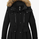 wantdo Plus Size Winter Coats for Women Parka Overcoat Warm Winter Jacket with Hood, Size 5X