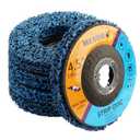 5 Pack 4-1/2" x 7/8" Strip Discs Stripping Wheel, 4.5 inch Rust Remover Discs for Angle Grinder,Clean and Remove Paint Coating Rust Welds Oxidation(Blue)