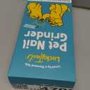 LuckyTail Pet Nail Grinder for Dogs and Cats - Super Quiet and Low Vibration Electric Dog Nail Grinder with 2 LED Lights - USB Rechargeable and Cordless - 2 Speeds - Small to Large Pets (White)