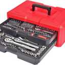 CRAFTSMAN Mechanics Tool Set, 256-Piece Hand Tool and Socket Set with 72-tooth Low Profile Ratchet and 2-Drawer Tool Box (CMMT45256)