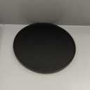 LAMU 10'' Wood Lazy Susan Organizer Turntable for Cabinet, Lazy Susan for Table Top, Pantry, Kitchen, Bathroom, Countertop, Rotating Spice Organizer, Vanity Decor Tray, Pine Wood, Black