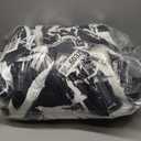 Comforter Set Queen Size,Stars Soft 3 Pcs Bedding for Kids and Adults,Stars Black White Comforter Set with 2 Pillowcases, for Bedroom Bed Decor