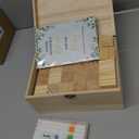 92Pcs Baby Shower Blocks Kit Wooden, Fun 50 DIY Blank Block 36 Acrylic Paint Markers Baby Shower Prize for Gender Reveal Game Party Decorate