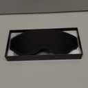 LitBear Sleep Mask for Side Sleeper Women Men, Eye Mask for Sleeping Light Blocking, 3D Contoured Cup Sleeping Mask, Soft Breathable Sleep Eye Mask with Adjustable Elastic Strap for Travel (1 Count (Pack of 1), Black)