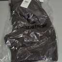 Women's Micro Flared Fleeced Sweatpants - Elastic Waist Drawstring, Warm Fleece for Winter Daily Wear (Brown, S)