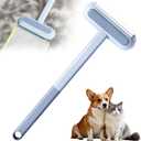 4 in 1 Cat and Dog Hair Removal Brush, 2025 New Multifunctional Pet Hair Remover with Extendable Long Handle, Washable Pet Hair Removal Tool for Furniture, Couch, Carpet, Clothes (1 Pcs)