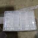 VTG Bead Organizer Box, 84 Pcs Small Plastic Containers with Lids, 4-Tier Stackable Storage Box, Clear Organizers for Jewelry Toys Craft Storage