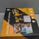 Paint Sprayer for House Painting, Paint Sprayer with 1000W Powerful Copper Motor, 1400ml (47oz) Container, 6 Brass Nozzles & LED Light, Easy to Clean for House, Fence, Furniture, DIY, Garden, Walls (Yellow)