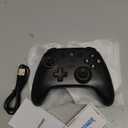 ECHTPower Wireless PC Gaming Controller - Hall Effect Joystick, 2.4G & Wired 1000Hz Polling Rate, 800mAh Battery, Adjustable Turbo/Vibration - for PC/Switch/iOS/Android (Black)