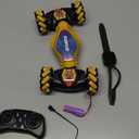 Paaxido Gesture RC Car - Gesture Sensing RC Stunt Car Toys for Boys Girls Aged 6-12, 2.4GHz 4WD Hand-Controlled Remote Control Twist Car with Lights Music - Best Birthday Gifts for Kids