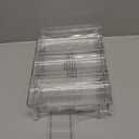 Water Bottle Organizer for Cabinet, 4 Pack Water Bottle Organization and Storage Shelf, Plastic Water Bottle Holder Rack for Fridge, Kitchen, Desktop