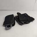 BAGAIL 4 Set/6 Set/8 Set Compression Packing Cubes Travel Accessories Expandable Packing Organizers (Cloth Pattern, 4-Black)