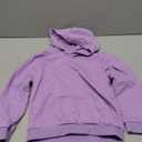 Cotton Kids Hoodie Light Weight Sweatshirt (Thin) with Pockets Long Sleeve Boys Girls Fall Spring Pullover Clothes (6-7 Years, Purple)