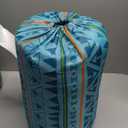 Coleman Kids 50F Sleeping Bag, Comfortable Youth Sleeping Bag for Sleepovers & Camping, Fits Children up to 5ft Tall, Glow in The Dark Design, Stuff Sack Included, Machine Washable (Teal)