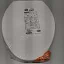 KOHLER K-4774-0 Brevia Elongated White Toilet Seat with Quick-Release Hinges And Quick-Attach Hardware For Easy Clean, White