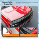 powoq Hood Protector Compatible with 2021-2026 Ford Bronco 2/4 Door Hood Shield ABS Glossy Black Deflector Replacement for 2021-2026 Ford Bronco Accessories