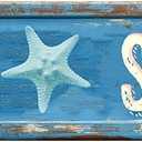 Beach Wall Decor Summer Decorations For Home Bedroom Metal Tin Sign Beach Themed Room Decor Starfish Wall Decor House Bathroom Decor Stay Salty Metal Tin Signs 4x16 Inch