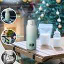Portable Bottle Warmer Extended Battery Life - Dual Heating Modes for Breast Milk & Water, 17 Ounces, Fast Heating, Ideal for Travel, Outdoor, Baby Shower, Green