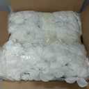 Flower Wall Backdrop 12PCS 16.5x16.5 Inch Floral Wall Panel White Artificial Silk Rose Wall Decor Ideal for Wedding Celebrations, Festive Party Backdrops and Home Decor