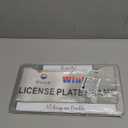 Christian License Plate Frame with God All Things are Possible Religious Jesus License Plate Holder 2 Holes for Auto Car SUVs Trucks