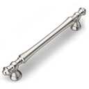 Amerdeco 10 Pack Brushed Satin Nickel Cabinet Hardware - 5 Inch(128mm) Hole Center Kitchen Cabinet Handles for Bathroom and Dresser Pulls - ZH0014