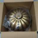 4 Pcs Distressed Gold Compote Vase for Centerpieces Compote Bowl 8'' Wide Vintage Decorative Antique Urn Planter Vase for Wedding Event Anniversary Party Indoor Outdoor Activity