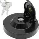 VIKKSAER 1552100500 Fuel Cap w/ 2pcs Keys, Replacement for Takeuchi Excavators Track Loaders TB014 TB015 TB016 TB125 TL26 TL120 TL126 TL130 TL140 TL150 TL220 TL230 TL240 TL250, Replaces 15521-00500