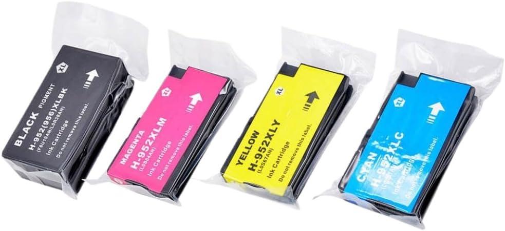 Ink Cartridges Compatible with 952XL 952 956 Compatible with Officejet Pro 7740 8210 8216 8702 8710 8715 8720 8725 8730(BKCMY-4COLOR)