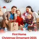 2 x NewEleven New Home Gifts - House Warming Gifts New Home for Newlywed, Married, Engaged Couple - Heartfelt Message, New Homes Ornament from Friend and Family - Christmas Ornament