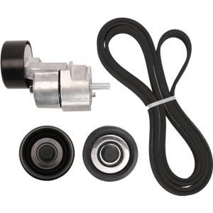 Belt Tensioner & Idler Pulley Serpentine Belt Kit Fit for Hyundai, for Kia 2011-2015 2.0L 2.4L # 6PK2125, 252122G760, 2528125000, 2528825001