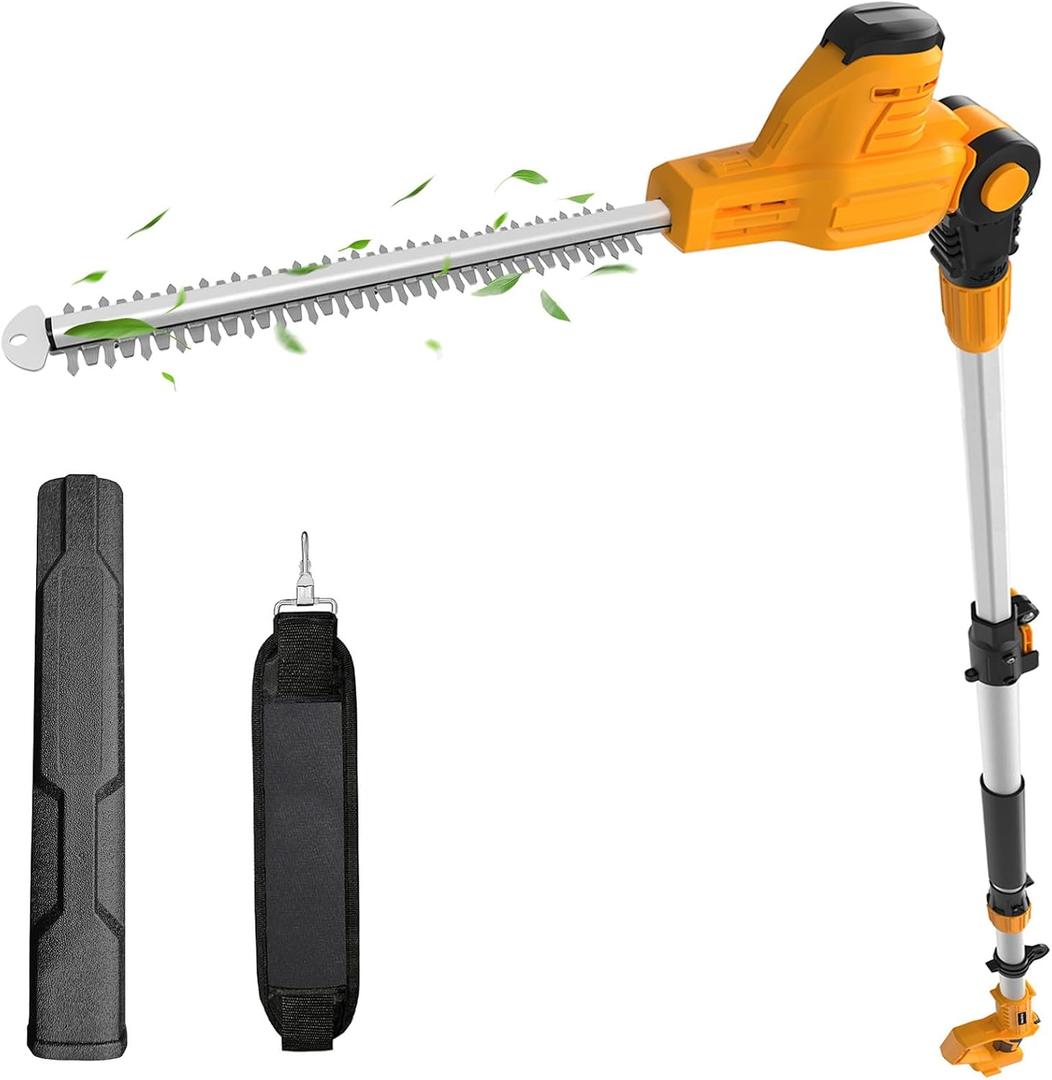 SHOHO Pole Hedge Trimmer Cordless Compatible with Dewalt 20V MAX Battery