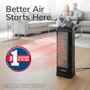 Lasko CT14650 Small Portable 1500W Oscillating Electric Ceramic Space Heater with Manual Thermostat and Overheat Safety Protection for Indoor Home Use (15.7 inches (Pack of 1))