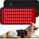 13.8"*7" Red Light Therapy Pad for Dogs Body, 70 LEDs Redlight Therapy Wrap with Timer, Heating Mat Products with Band for Back Belly Leg Knee Thigh, Gifts for Men, Women, Pets Dog