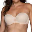 Vanity Fair Women's Beauty Back Smoothing Strapless Bra, 4-Way Stretch Fabric, Lightly Lined Cups up to H