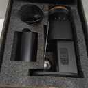 SHARDOR All-Metal Single-Dose Coffee Grinder  Quiet DC Motor, Home-use Espresso Grinder, Burr Coffee Grinder, with 80 Settings and an LED Power DisplayBlack