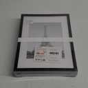 upsimples 11x14 Picture Frame Set of 5, Display Pictures 8x10 with Mat or 11x14 Without Mat, Wall Gallery Photo Frames, Black